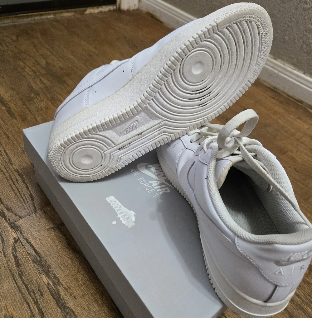 Mens Nike Air Force 1 Sz 12 - Picture 4 of 6